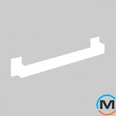 Сушка для рушників Genesis-Aqua Vilha 40x600 білий, Колір: Білий, фото 