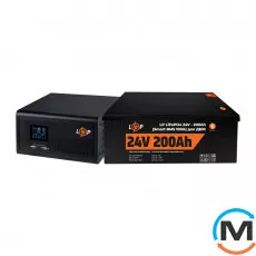 Комплект резервного живлення LogicPower ДБЖ + літієва LiFePO4 батарея (UPS 2300VA + АКБ LiFePO4 5120W), фото 