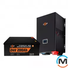 Комплект резервного живлення LogicPower ДБЖ + літієва LiFePO4 батарея (UPS 3600VA + АКБ LiFePO4 5120W), фото 