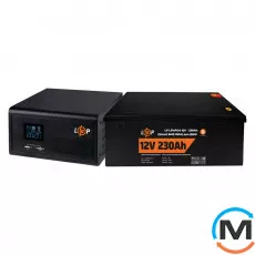 Комплект резервного живлення для котла LogicPower ДБЖ + літієва LiFePO4 батарея (UPS 430VA + АКБ LiFePO4 2944W), фото 