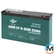 Тяговий свинцево-кислотний Акумулятор LogicPower 6-DZM-35 Ah, фото 