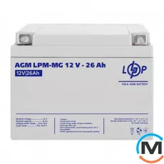 Акумулятор LogicPower мультигелевий LPM-MG 12V - 26 Ah, фото 