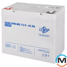 Акумулятор LogicPower мультигелевий LPM-MG 12V - 45 Ah, фото 