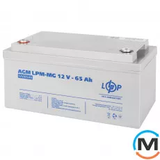 Акумулятор LogicPower мультигелевий LPM-MG 12V - 65 Ah, фото 