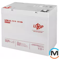 Акумулятор LogicPower гелевий LPM-GL 12V - 55 Ah, фото 