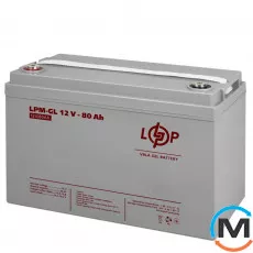 Акумулятор LogicPower гелевий LPM-GL 12V – 80 Ah, фото 