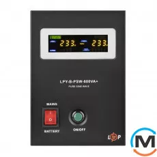 ДБЖ LogicPower з правильною синусоїдою 12V LPY-B-PSW-800VA+(560Вт) 5A/15A, фото 