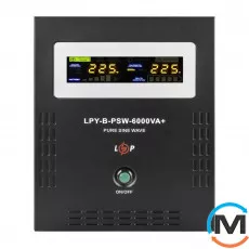 ДБЖ LogicPower з правильною синусоїдою 48V LPY-B-PSW-6000VA+(4200Вт)10A/20A, фото 