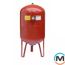 Бак розширювальний ProTank PT 500 VM 10 бар вертикальний з манометром, Обсяг (л): 500, Виконання: Вертикальний, Варіант: З манометром, Макс. Тиск (бар): 10, фото 