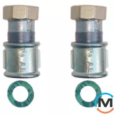 Комплект перехідників для монтажу насосної групи Meibes Dn 25, фото 