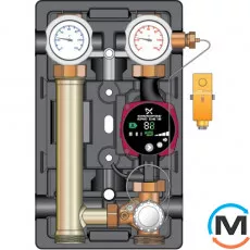 Насосна група Meibes D-MTV 1” з насосом Wilo Stratos PARA 25/1-7, фото 