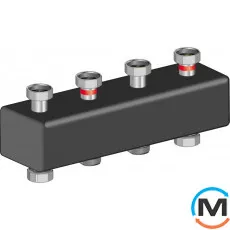 Колектор Meibes з нержавіючої сталі на 2 контури, фото 