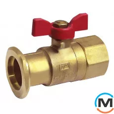 Запірний кульовий кран FL xВР 1” (Ду 25 мм) під гайку НГ 11/2”, фото 