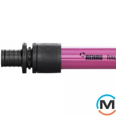 Труба для опалення Rehau Rautitan pink 16х2,2 мм, Тип труби: Проста, Призначення труб: Опалення, Діаметр (мм): 16, Робочий тиск (бар): 10, Матеріал: Пошитий поліетилен Pex-a, фото 