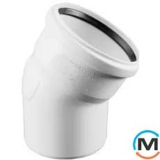 Відведення Rehau Raupiano Plus 125 67 °, Варіант: Простий, Вид каналізації: Внутрішня, Тип каналізації: Безшумна, Градус (град.): 67, Діаметр (мм): 125, Матеріал: Поліпропілен PPR, фото 