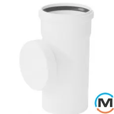 Ревізія Rehau Raupiano Plus 90, Вид каналізації: Внутрішня, Тип каналізації: Безшумна, Діаметр (мм): 90, Матеріал: Поліпропілен PPR, фото 