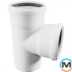 Трійник Rehau Raupiano Plus 160/110 87 °, Вид каналізації: Внутрішня, Тип каналізації: Безшумна, Градус (град.): 90, Модифікація: 160/110 87, Діаметр (мм): 160, Матеріал: Поліпропілен PPR, фото 