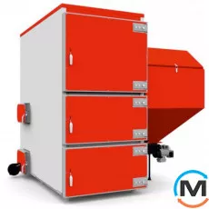 Універсальний котел Heiztechnik Q MAX ECO DUO 250, Теплова потужність (кВт): 250, Обсяг паливного відсіку (л): 1000, фото 