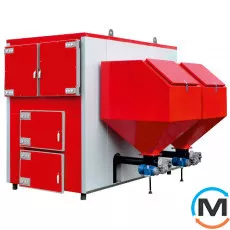 Універсальний котел Heiztechnik Q MAX BIO 250, Теплова потужність (кВт): 250, Обсяг паливного відсіку (л): 2000, фото 