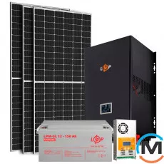 Сонячна електростанція (СЕС) LogicPower 2.5kW АКБ 3.6kWh (гель) 150 Ah Стандарт, фото 