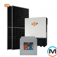 Сонячна електростанція (СЕС) LogicPower 8kW АКБ 9,6kWh (літій) 202 Ah Преміум, фото 
