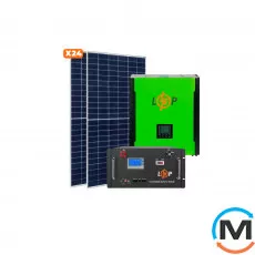 Сонячна електростанція (СЕС) LogicPower Преміум + GRID 3Ф 10kW АКБ 11kWh LiFePO4 230 Ah, фото 