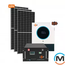 Сонячна електростанція (СЕС) LogicPower Преміум + 11kW АКБ 11kWh LiFePO4 230 Ah, фото 