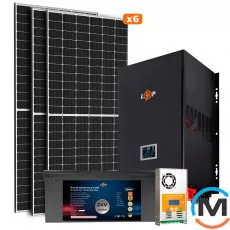 Сонячна електростанція (СЕС) LogicPower Преміум 2.5kW АКБ 3.3kWh LiFePO4 140 A, фото 