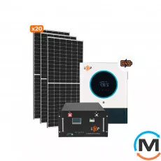 Сонячна електростанція (СЕС) LogicPower Преміум + 8kW АКБ 11kWh LiFePO4 230 Ah, фото 