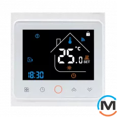 Термостат с ZigBee управлением Tervix Pro Line для газового/электрического котла, Цвет: Белый, Управление: ZigBee, фото 