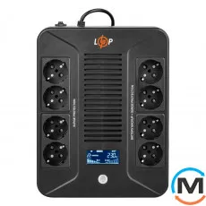 Лінійно-інтерактивне LogicPower ДБЖ LP-600VA-8PS (360Вт), фото 