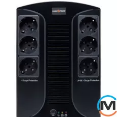 Лінійно-інтерактивне ДБЖ LogicPower 850VA-6PS (595Вт), фото 