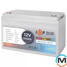 Акумулятор гелевий LogicPower LPN-GL 12V - 100 Ah, фото 