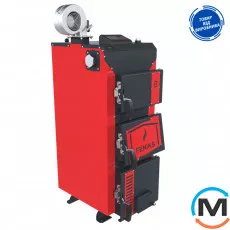 Твердопаливний котел Feniks серія B Plus NEW 40 кВт з автоматикою та вентилятором, Теплова потужність (кВт): 40, фото 