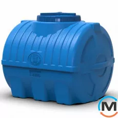 Місткість накопичувальна Євро Пласт харчова 850*610*670 3-ш синя 200 л. горизонтальна, фото 