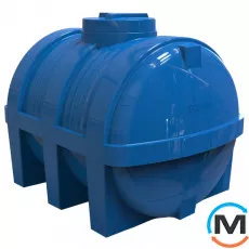 Ємність накопичувальна Євро Пласт харчова Стандартна 1430*1050*1130 2-ш. синя 1000 л. горизонтальна, фото 