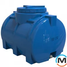 Ємність накопичувальна Євро Пласт харчова Стандартна 760*540*600 2-ш. синя 150 л. горизонтальна, фото 