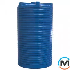 Ємність накопичувальна Євро Пласт харчова Стандартна Ø 2400*4150 2-ш. синя 17500 л. вертикальна, фото 