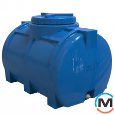 Ємність накопичувальна Євро Пласт харчова Стандартна 860*590*610 2-ш. синя 200 л. горизонтальна, фото 