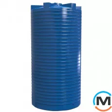 Ємність накопичувальна Євро Пласт харчова Стандартна Ø 2400*4850 2-ш. синя 20000 л. вертикальна, фото 