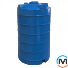 Ємність накопичувальна Євро Пласт харчова Стандартна Ø 1330*2350 2-ш. синя 2500 л. вертикальна, фото 