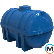 Ємність накопичувальна Євро Пласт харчова Стандартна 2560*1650*1800 2-ш. синя 5000 л. горизонтальна, фото 