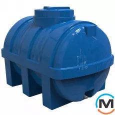 Ємність накопичувальна Євро Пласт харчова Стандартна 1260*960*1000 2-ш. синя 750 л. горизонтальна, фото 