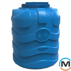 Місткість накопичувальна Євро Пласт харчова Ø630*790 3-ш синя 200 л. вертикальна, фото 