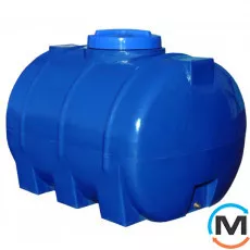 Ємність накопичувальна Євро Пласт харчова І 1500 * 1200 * 1250 2-ш. синя 1500 л. горизонтальна, фото 