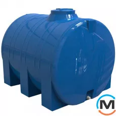 Ємність накопичувальна Євро Пласт харчова І 2400 * 1830 * 1900 2-ш. синя 5000 л. горизонтальна, фото 