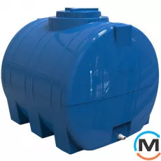Ємність накопичувальна Євро Пласт харчова І 1060 * 980 * 970 2-ш. синя 750 л. горизонтальна, фото 