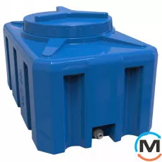 Ємність накопичувальна Євро Пласт харчова Прям-до 740*520*410 2-ш. синя 100 л. прямокутна, фото 