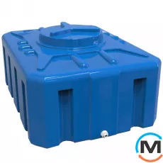 Ємність накопичувальна Євро Пласт харчова Прям-до 920*690*450 2-ш. синя 200 л. прямокутна, фото 