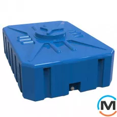 Ємність накопичувальна Євро Пласт харчова Прям-до 1390*960*480 2-ш. синя 500 л. прямокутна, фото 